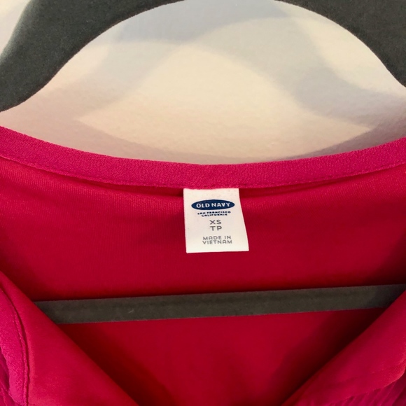 Hot Pink Sleeveless Pintuck Dress - Picture 3 of 3